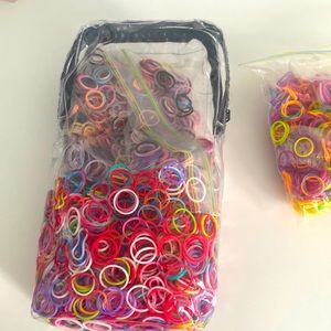 Popular rainbow loom bands plus bracelets tools